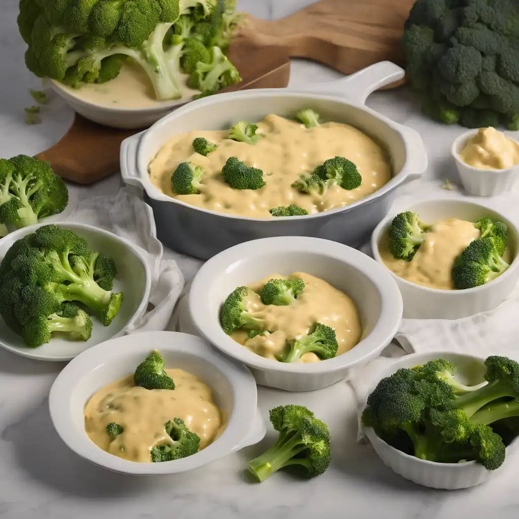 Broccoli with Cheese Sauce