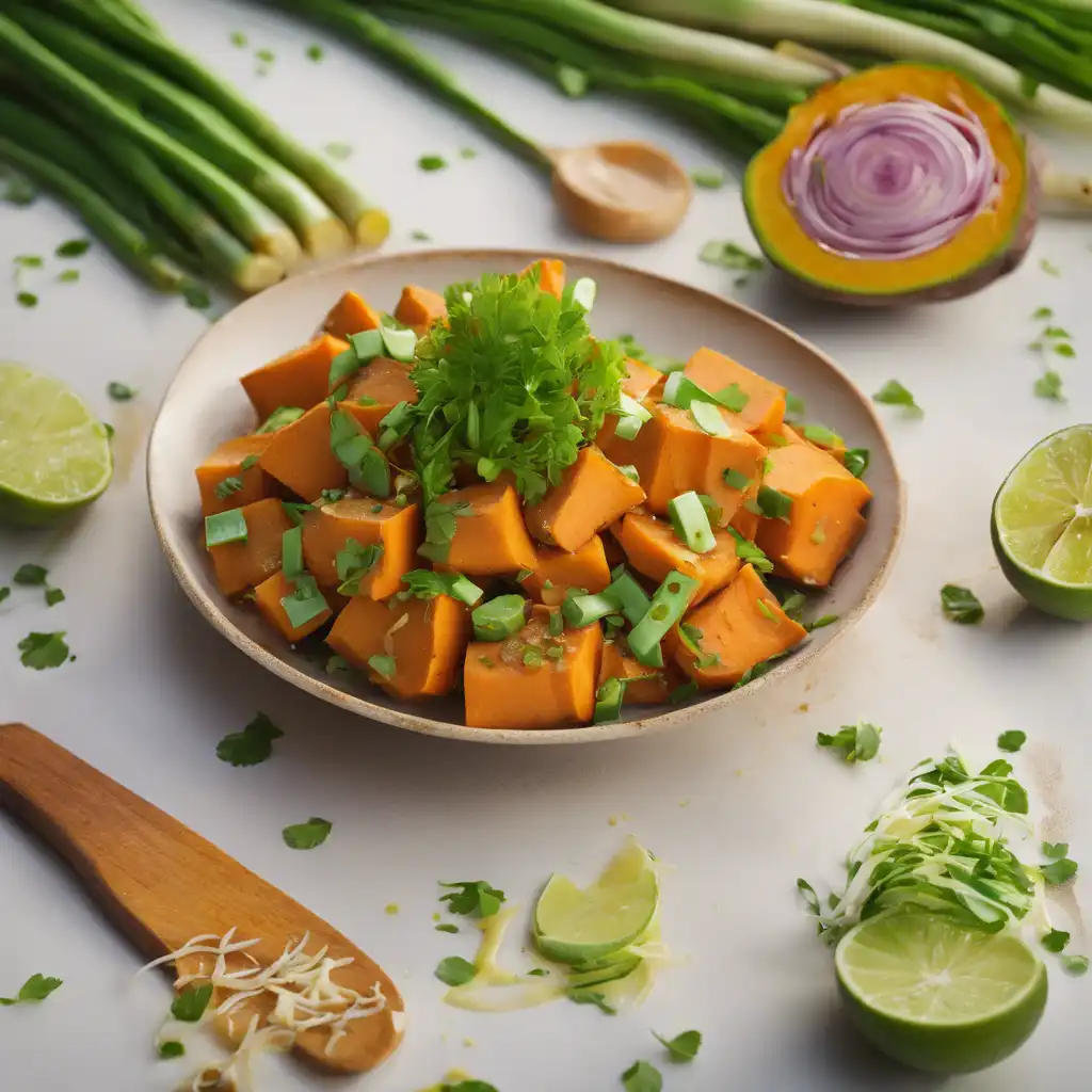 Green Onion and Lime Sweet Potato Recipe