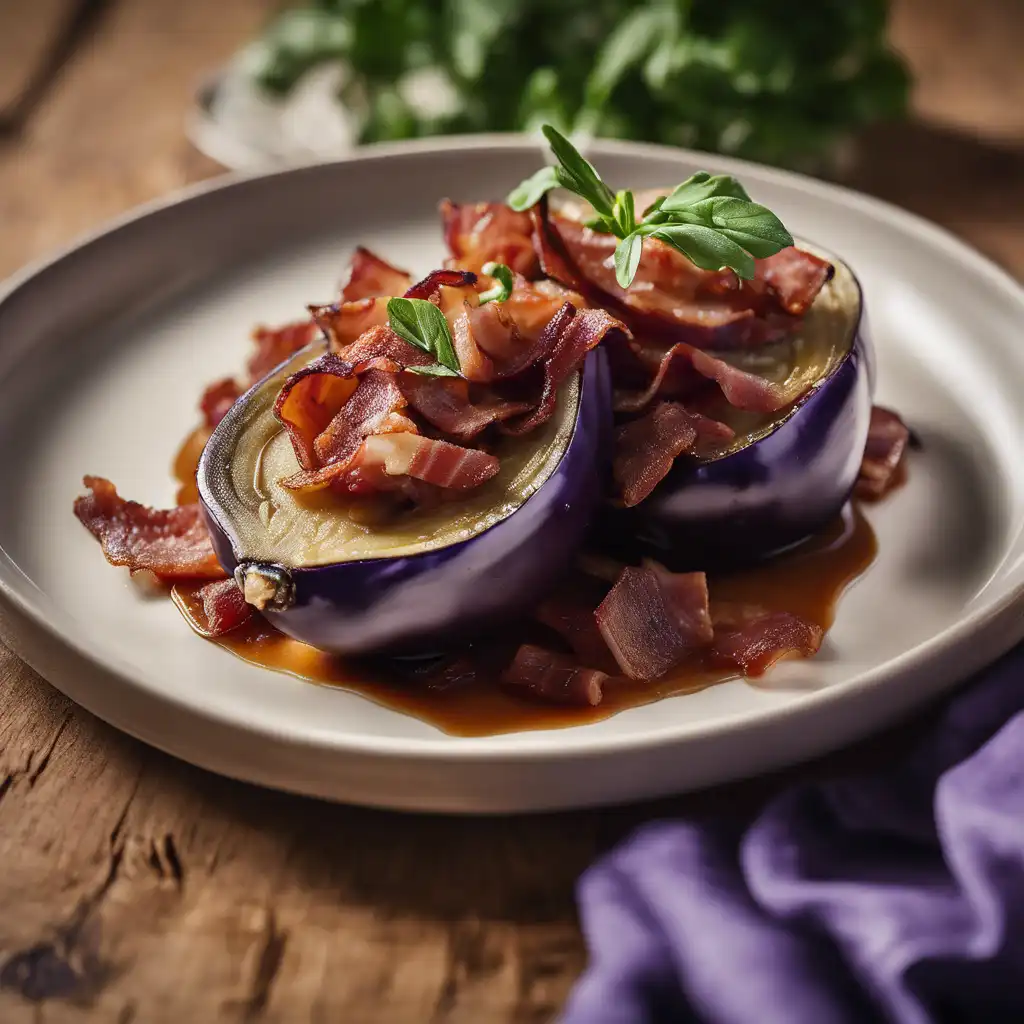 Eggplant with Bacon