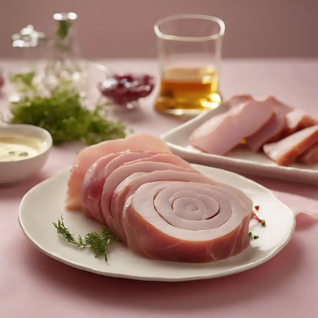 Ham Roll with Gelatin