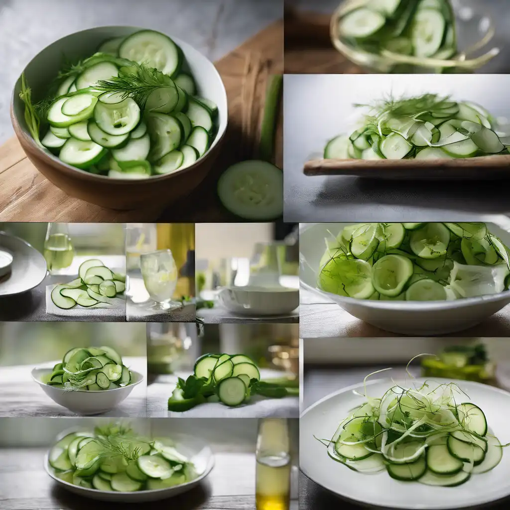 Cucumber and Sorrel Salad