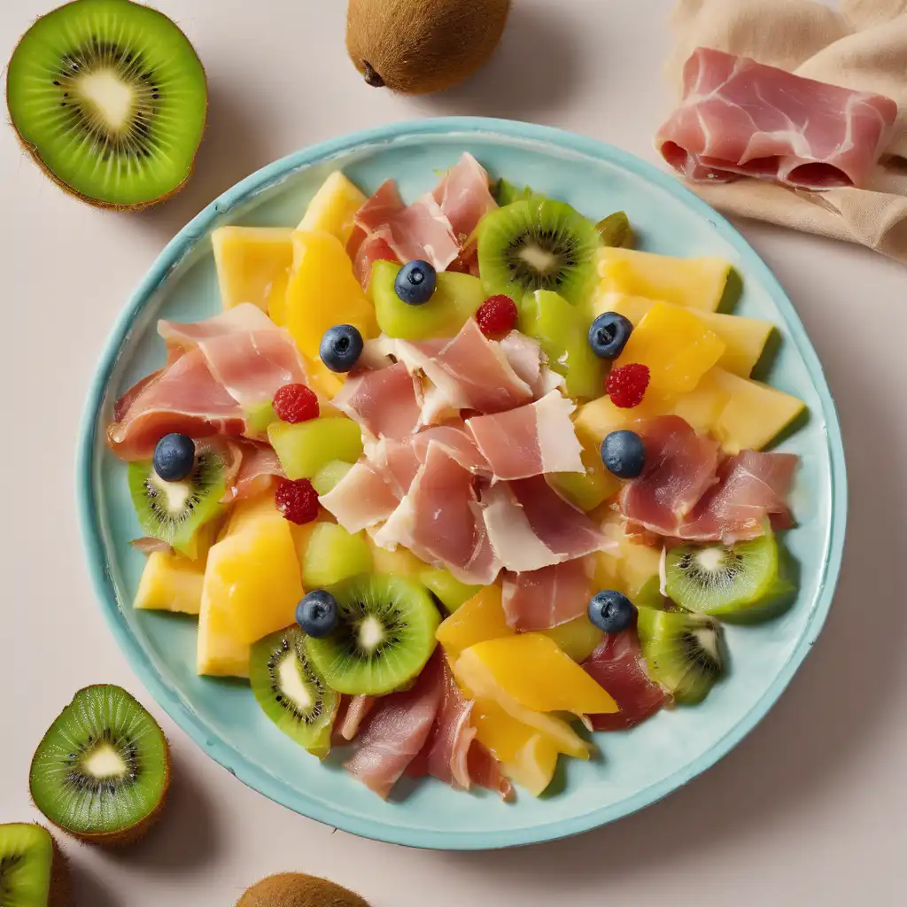 Fruit Salad with Prosciutto