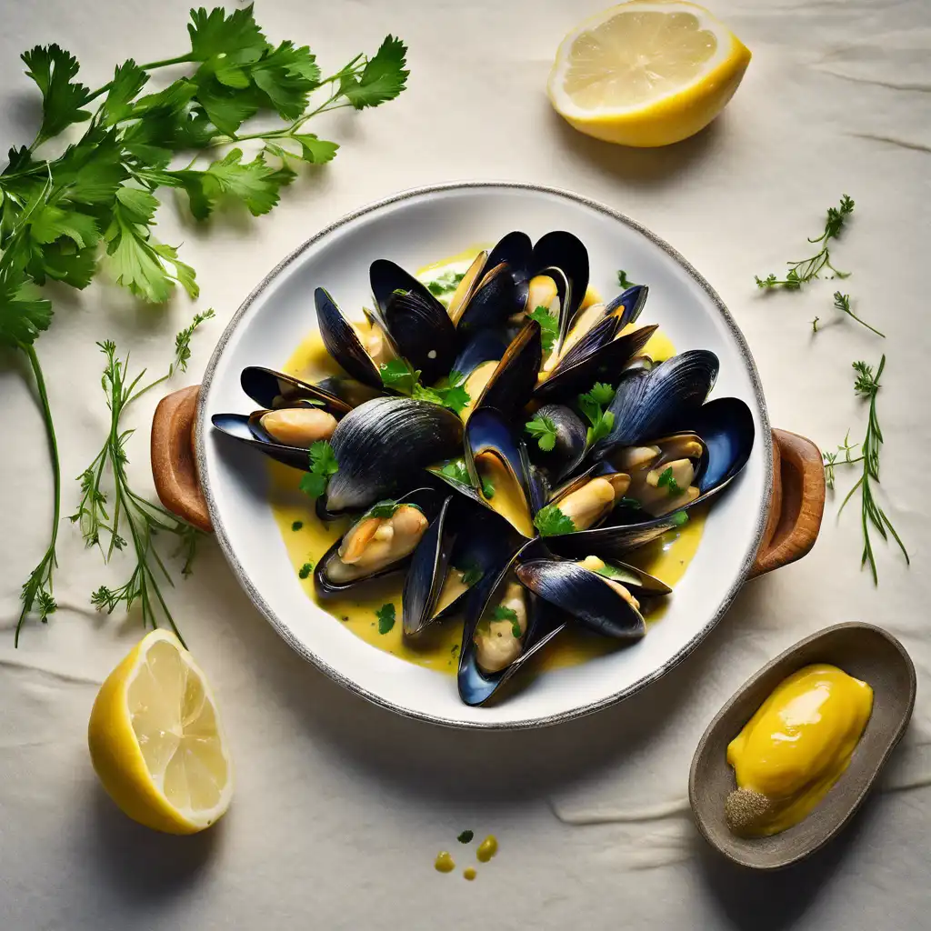 Mussels with Mustard Sauce