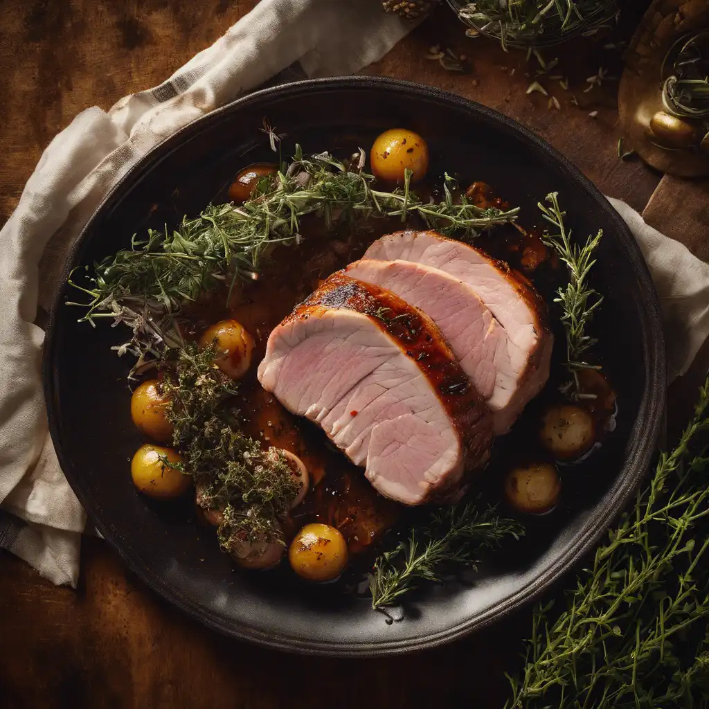 Pork Loin Roast with Thyme