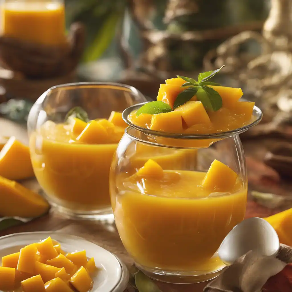 Mango Compote with Rum