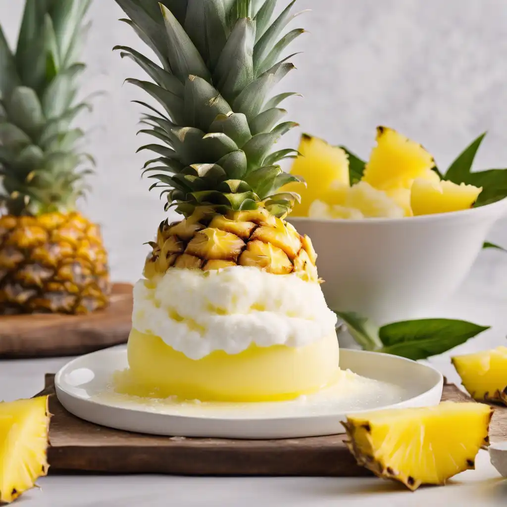 Pineapple and Yogurt Sorbet