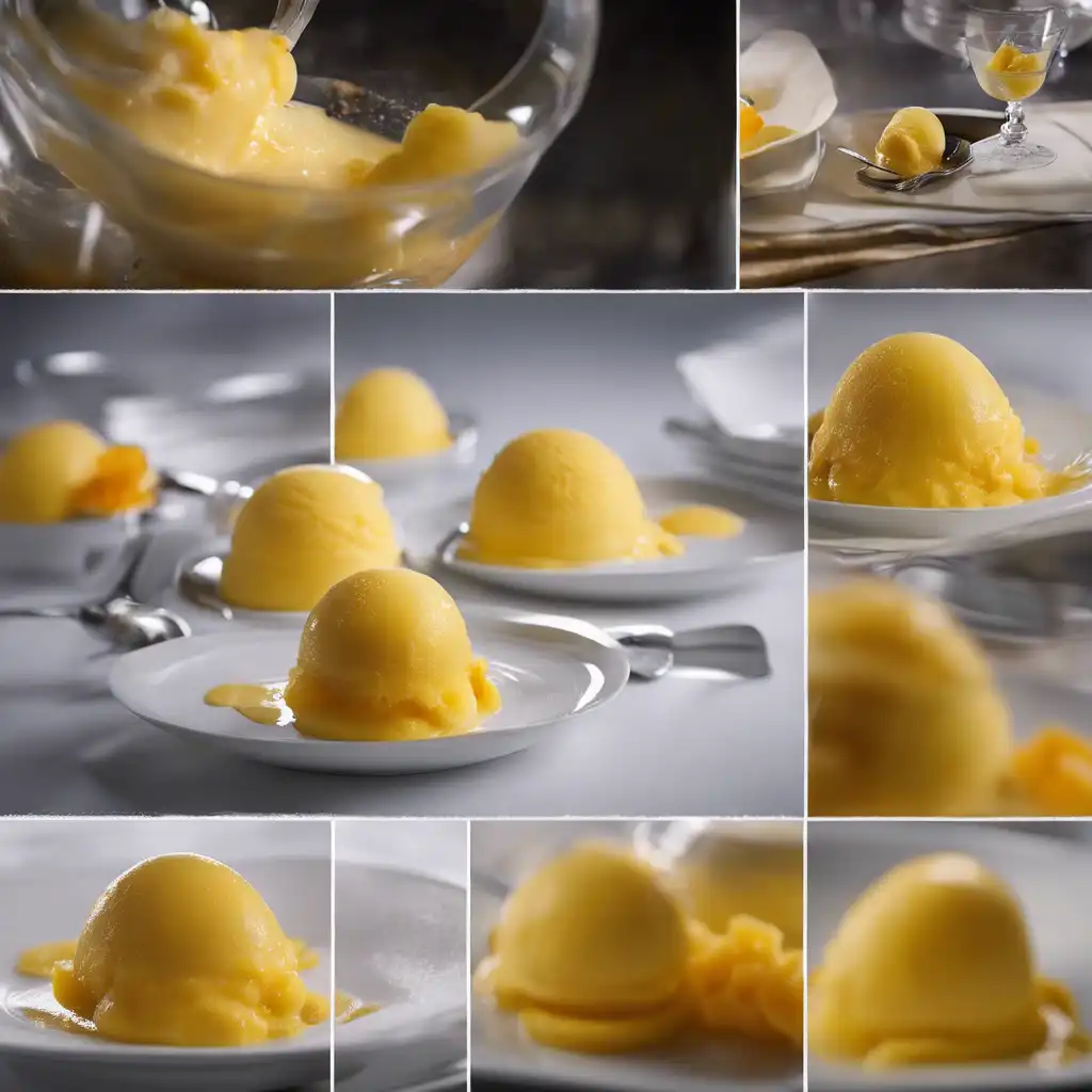 Mango and Cream Sorbet