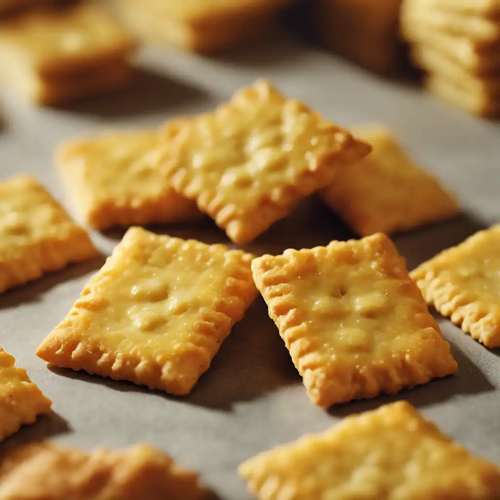 Parmesan and Curry Biscuit (Cheese Crackers)