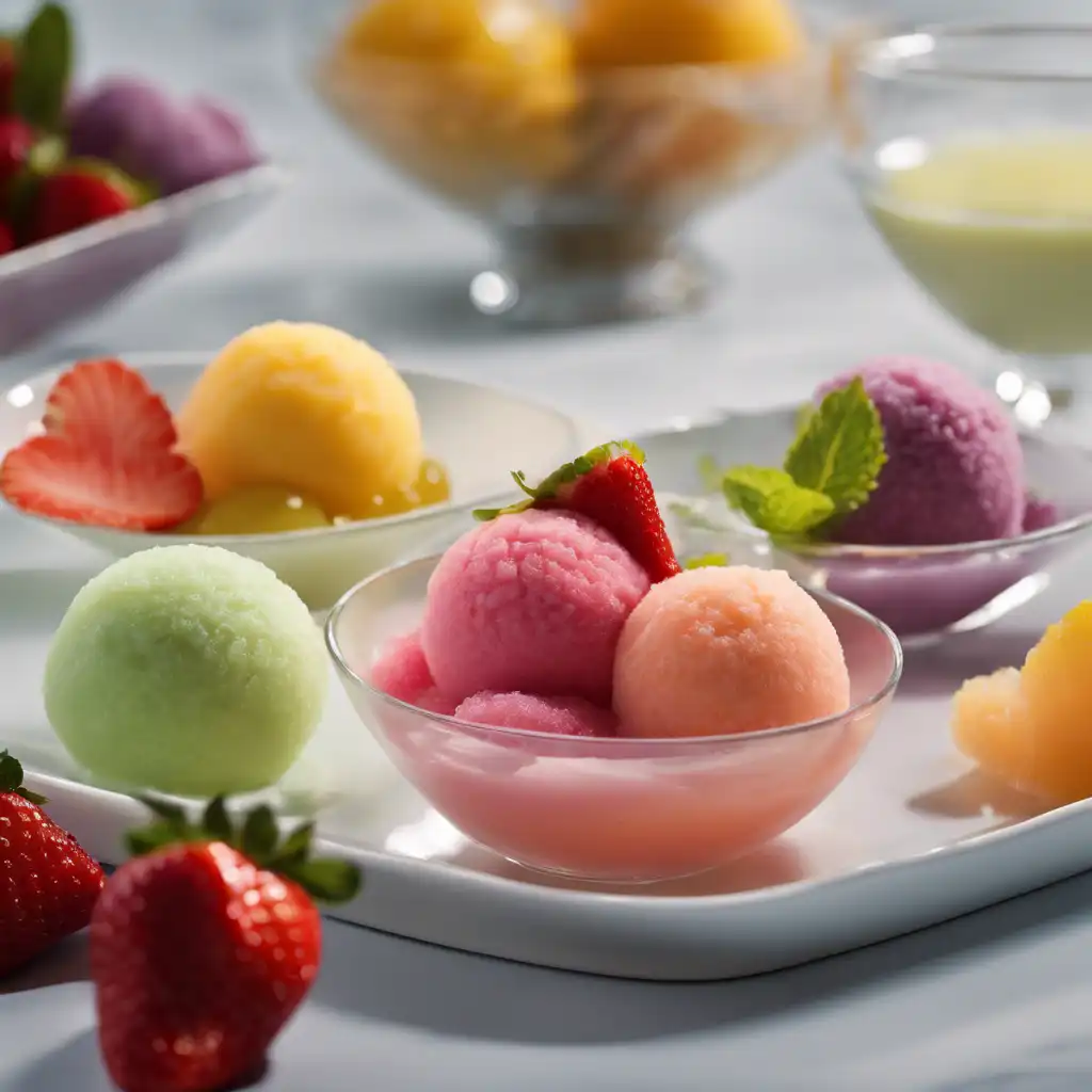 Sorbet Tasting with Fruits