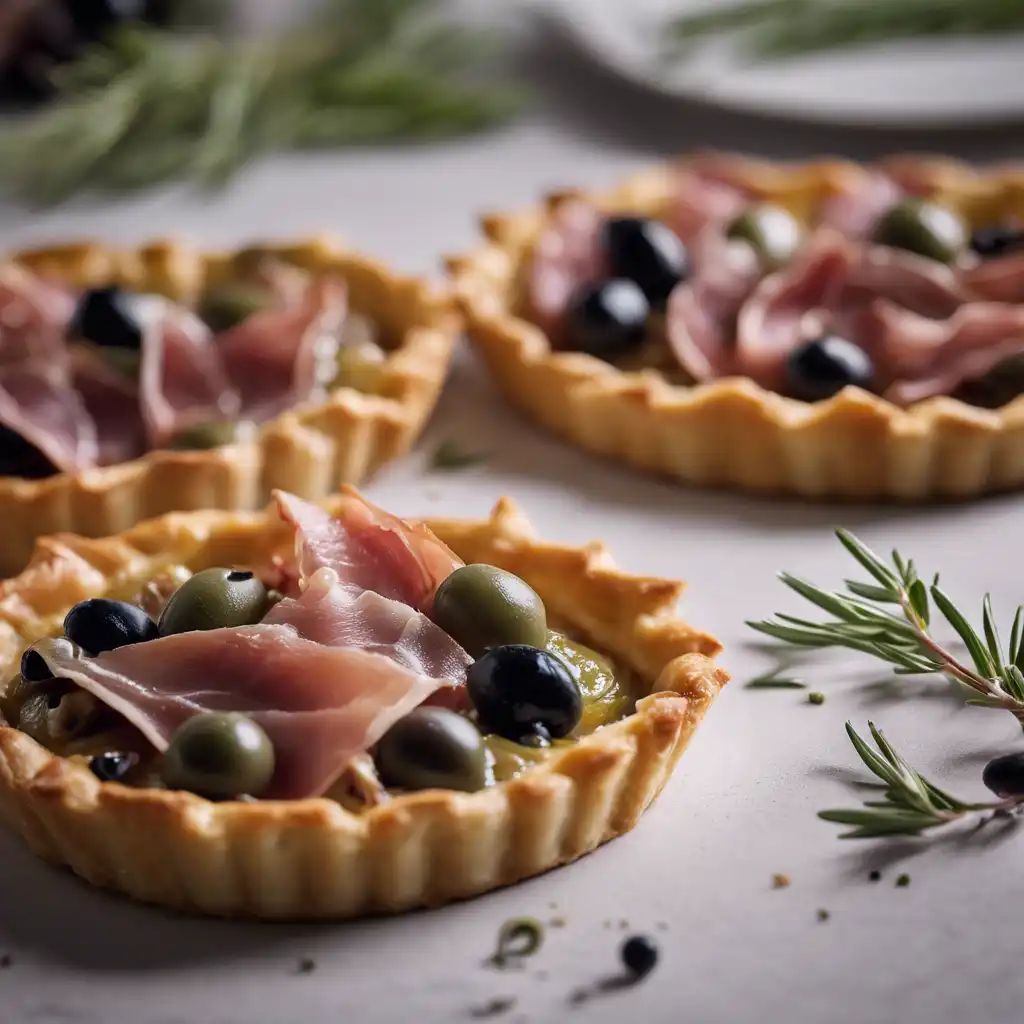 Olive and Prosciutto Tart