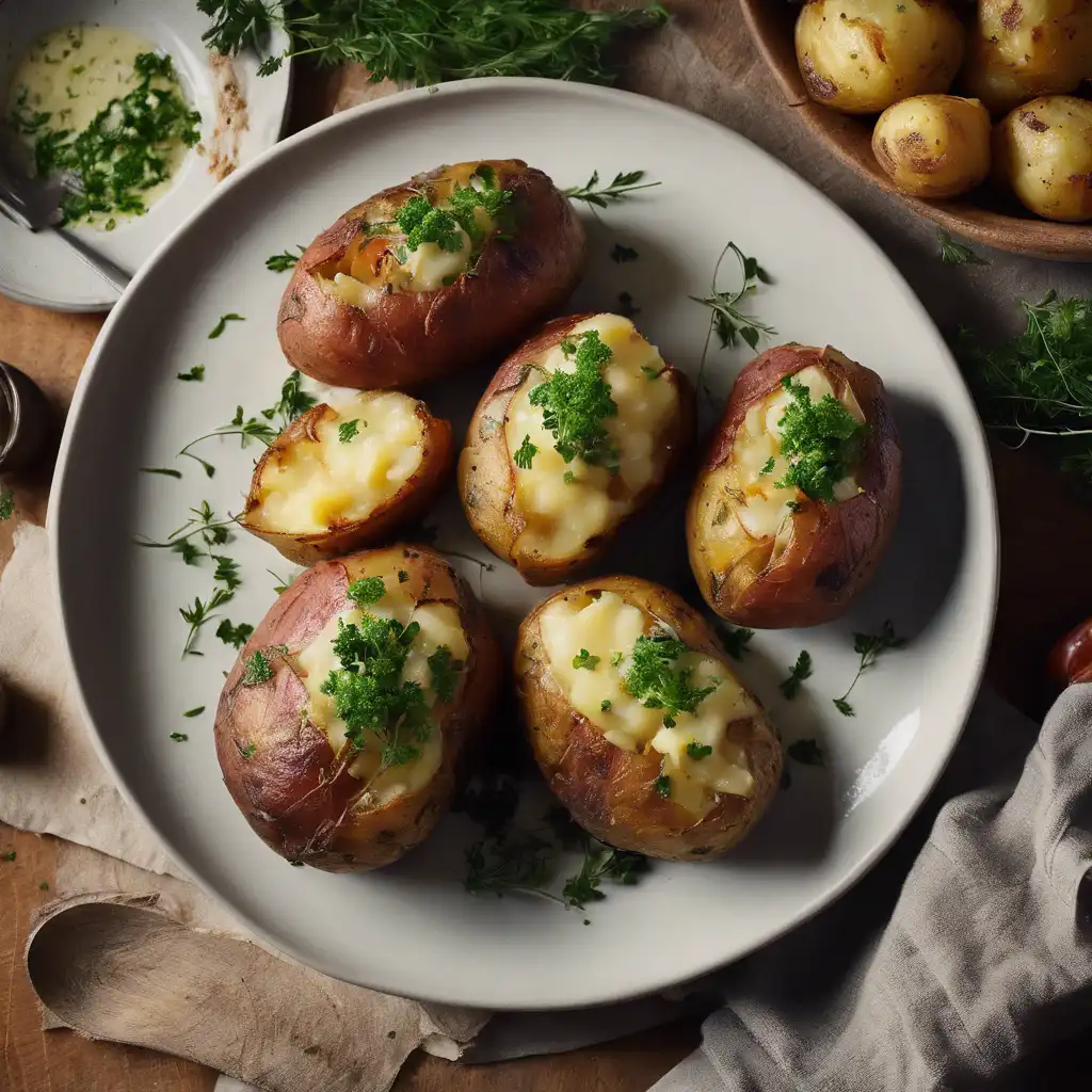 Roasted and Stuffed Potatoes