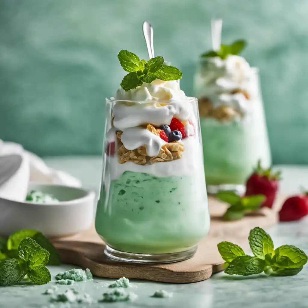 Mint Yogurt Cream Parfait