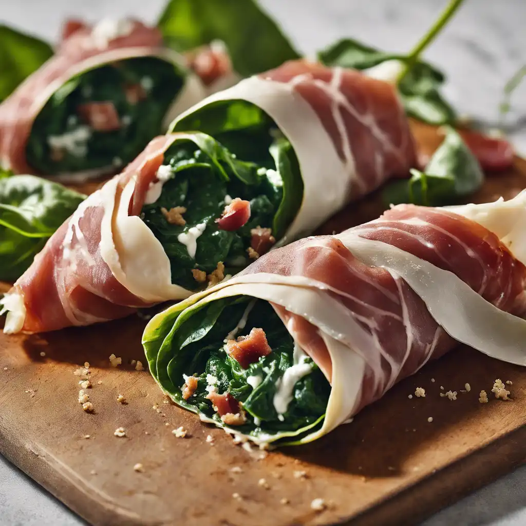 Spinach with Prosciutto