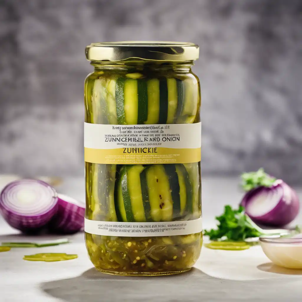 Zucchini Pickles with Onion