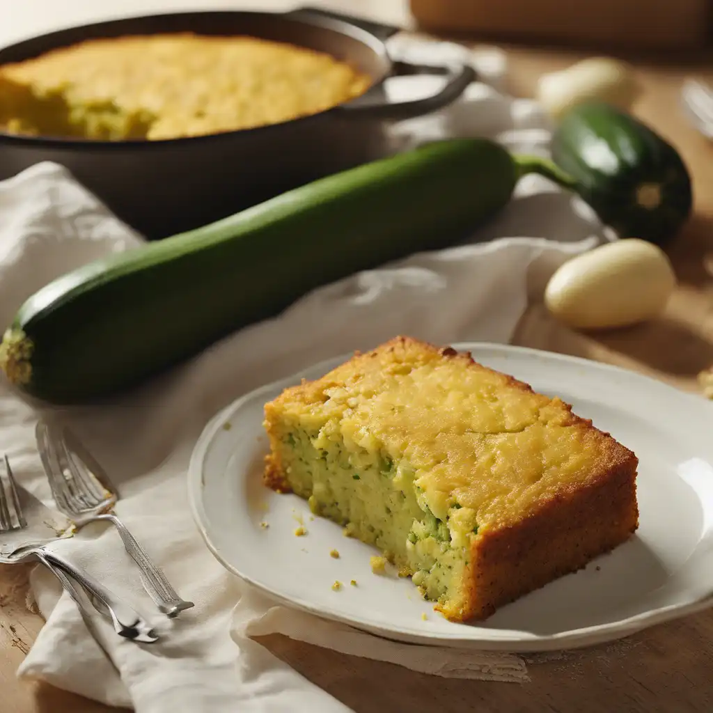 Zucchini with Cornbread to Oven