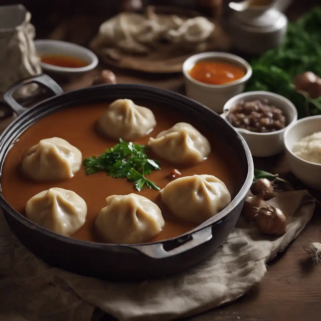 Wheat Flour Dumplings with Meat Gravy