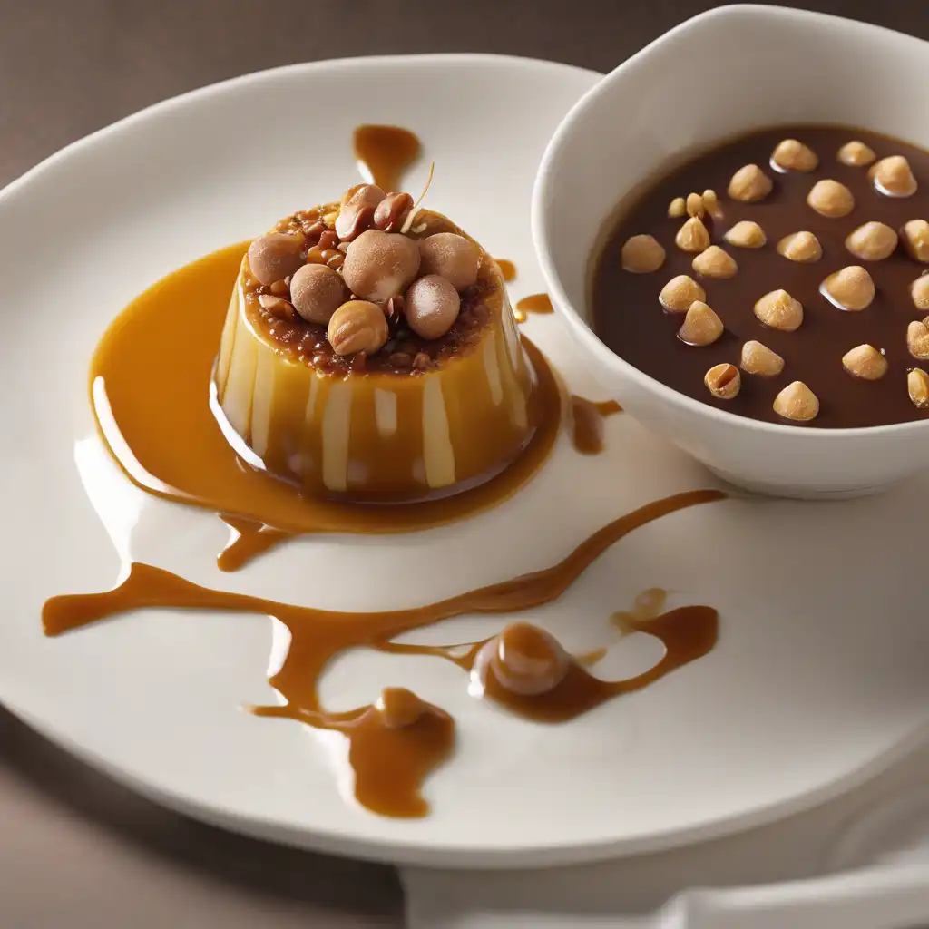 Pudding of Abobora with Caramel Sauce