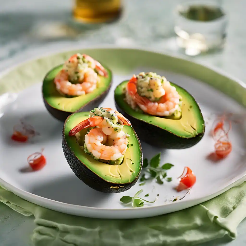 Stuffed Avocado with Shrimp