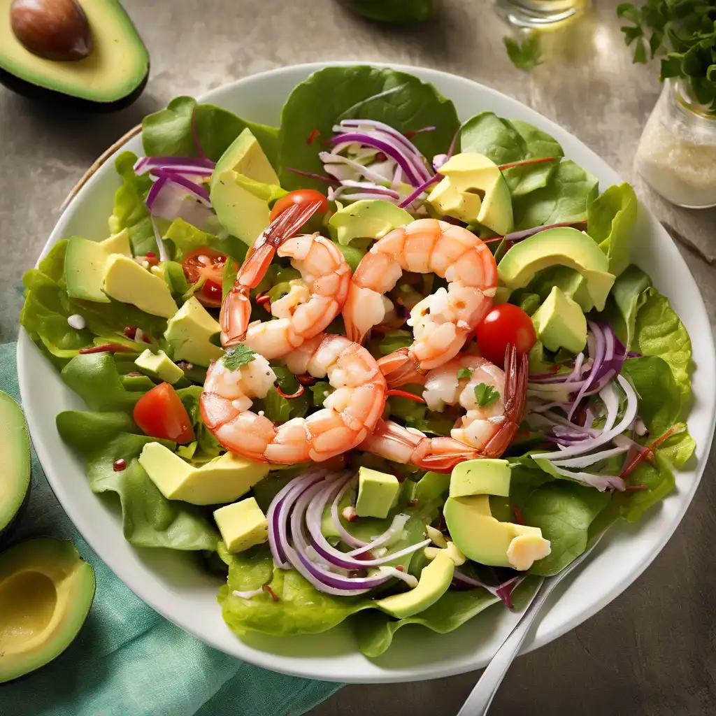 Avocado and Shrimp Salad