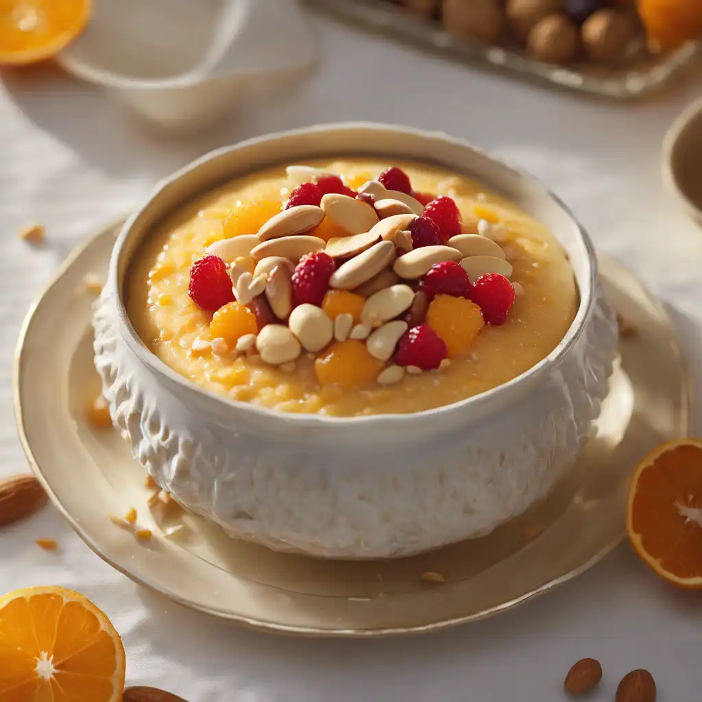 Peanut and Fruit Pudding