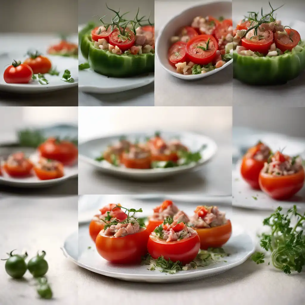 Tomato Stuffed with Tuna Salad