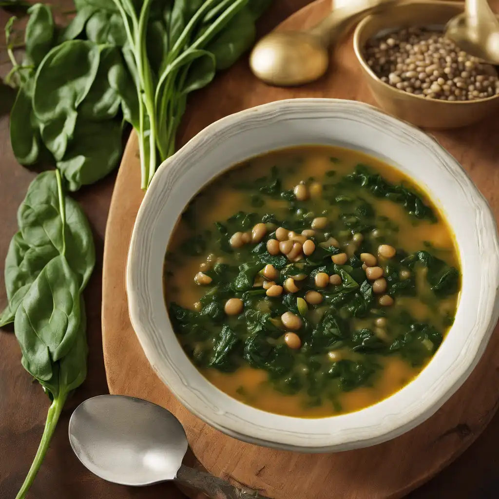 Spinach and Lentil Soup