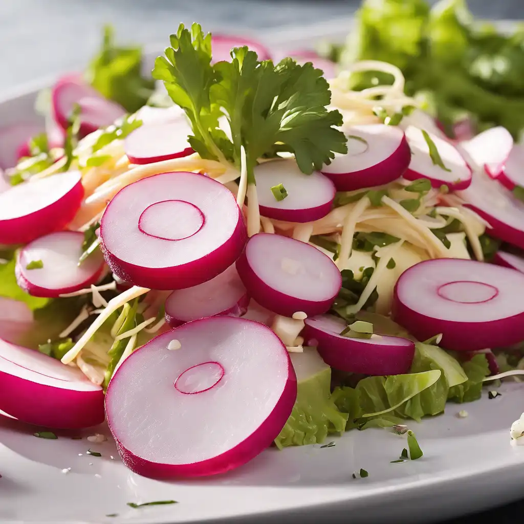 Radish and Cheese Salad