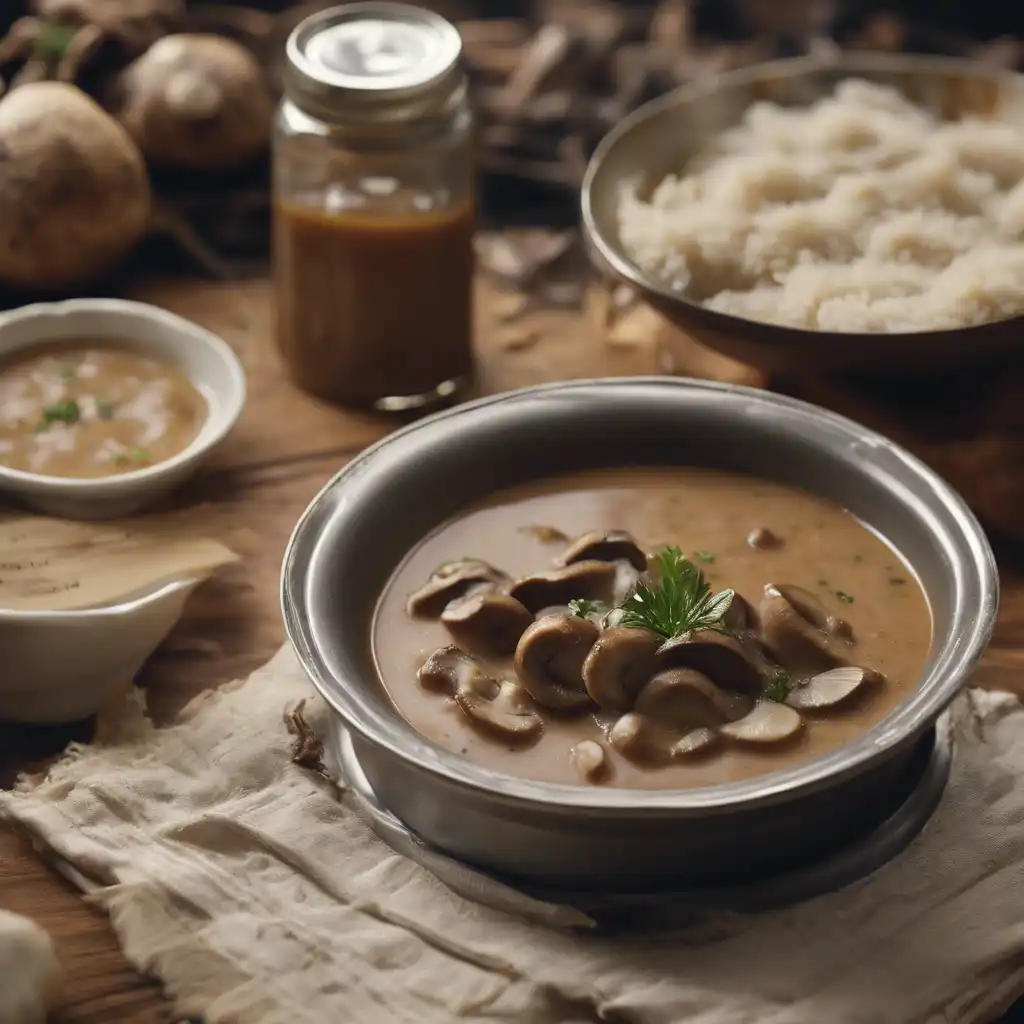 Mushroom Gravy with Canned Viandada