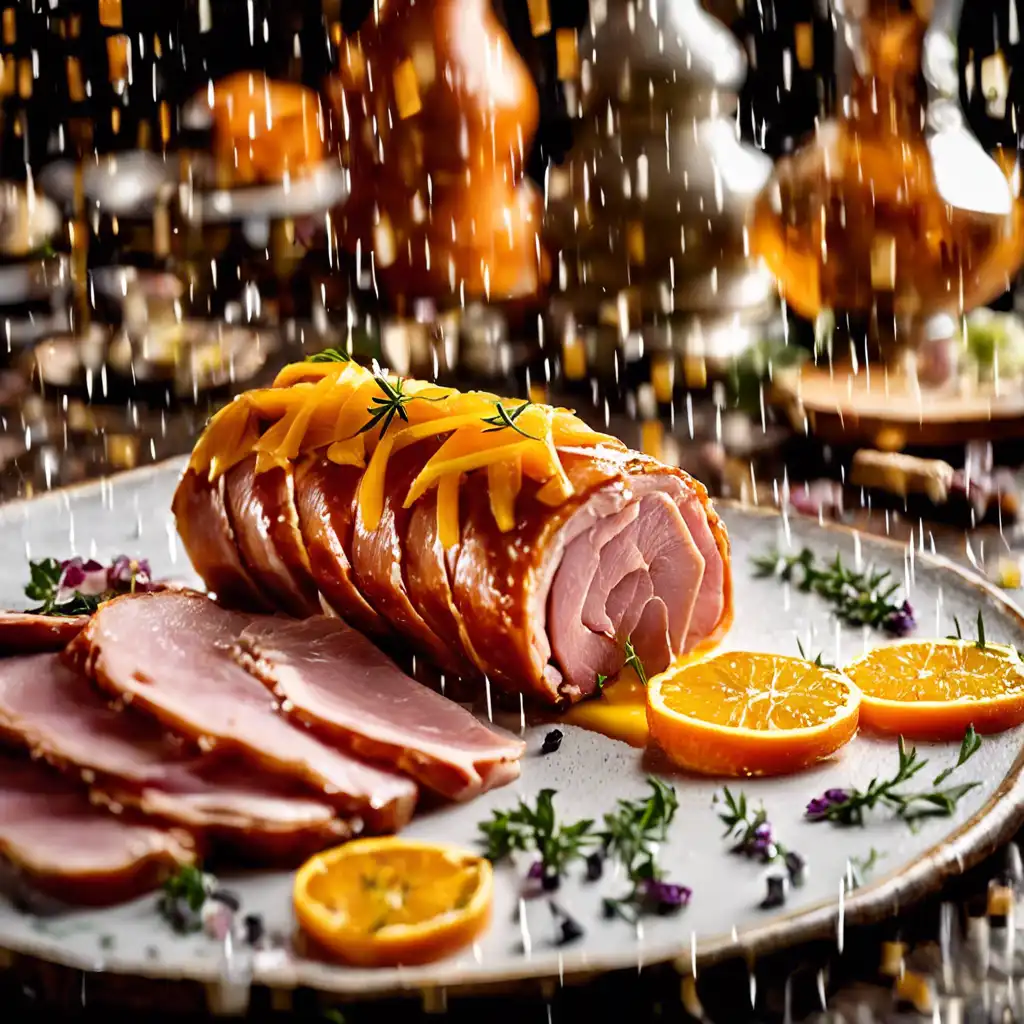 Ham Roll with Orange Glaze