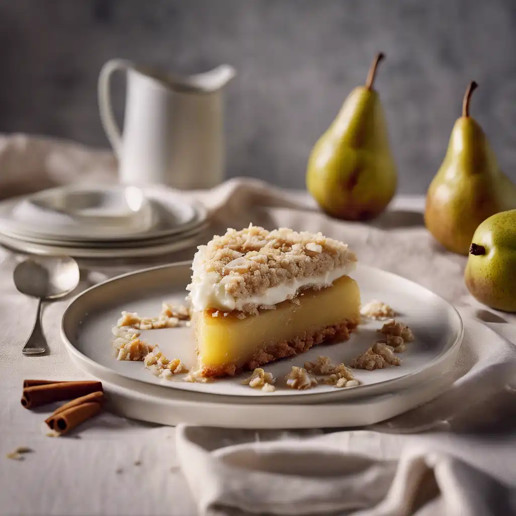 Modern Pear Cake