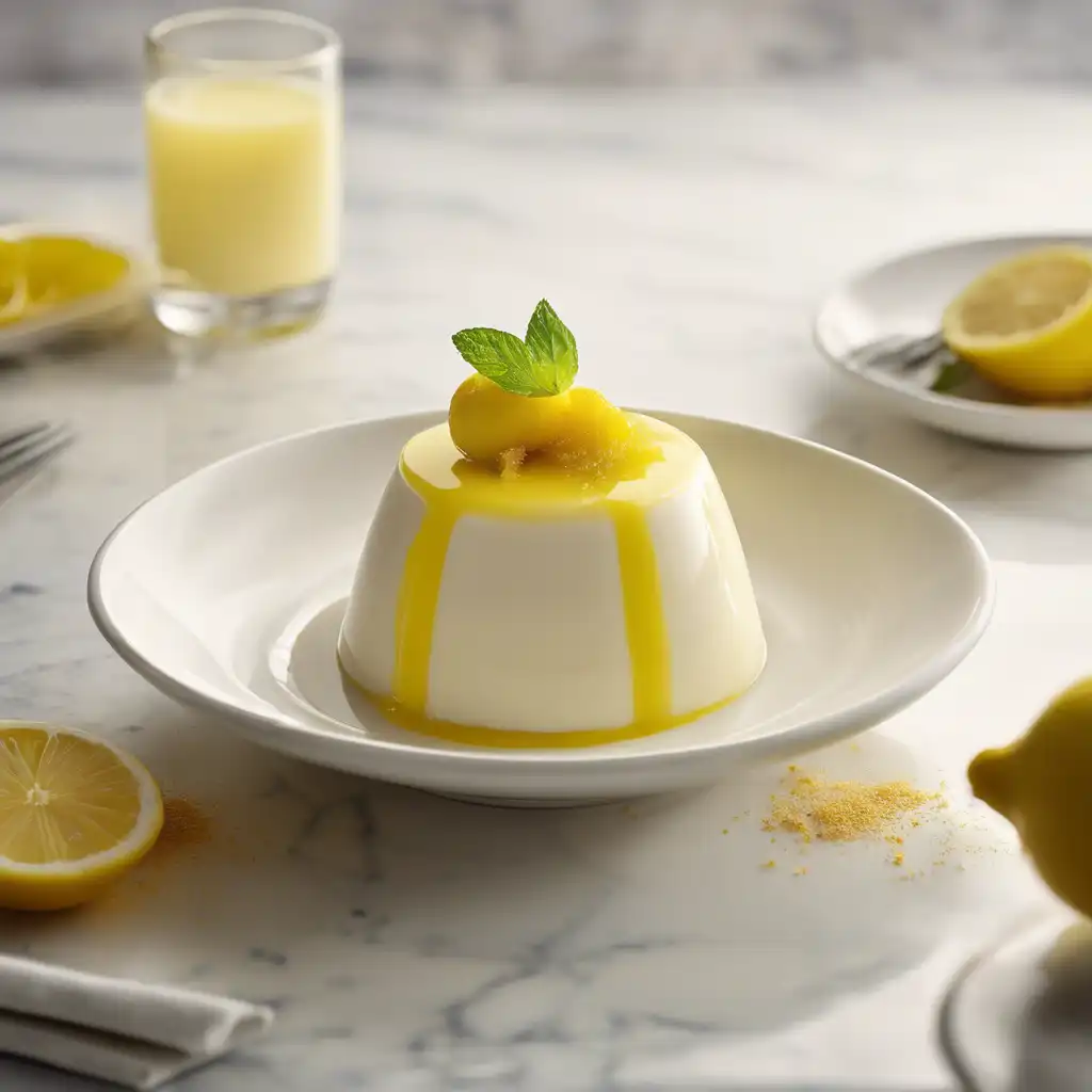 Lemon Panna Cotta Dessert