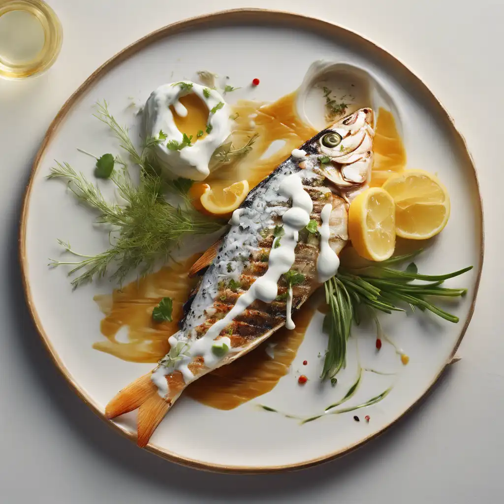 Grilled Fish with Yogurt Filling