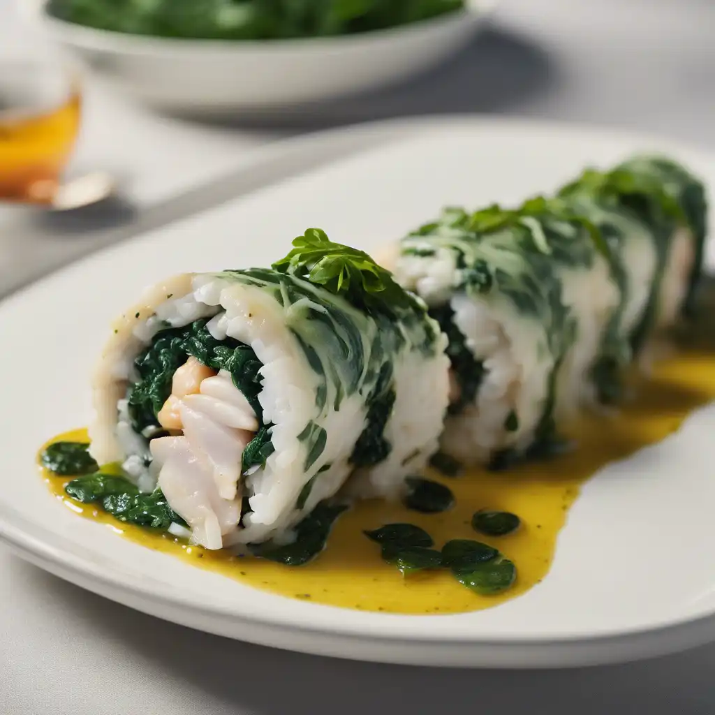 Fish Roll with Spinach