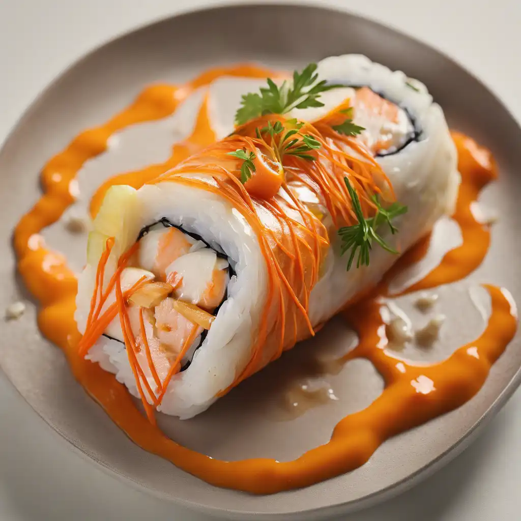 Fish Roll with Carrot