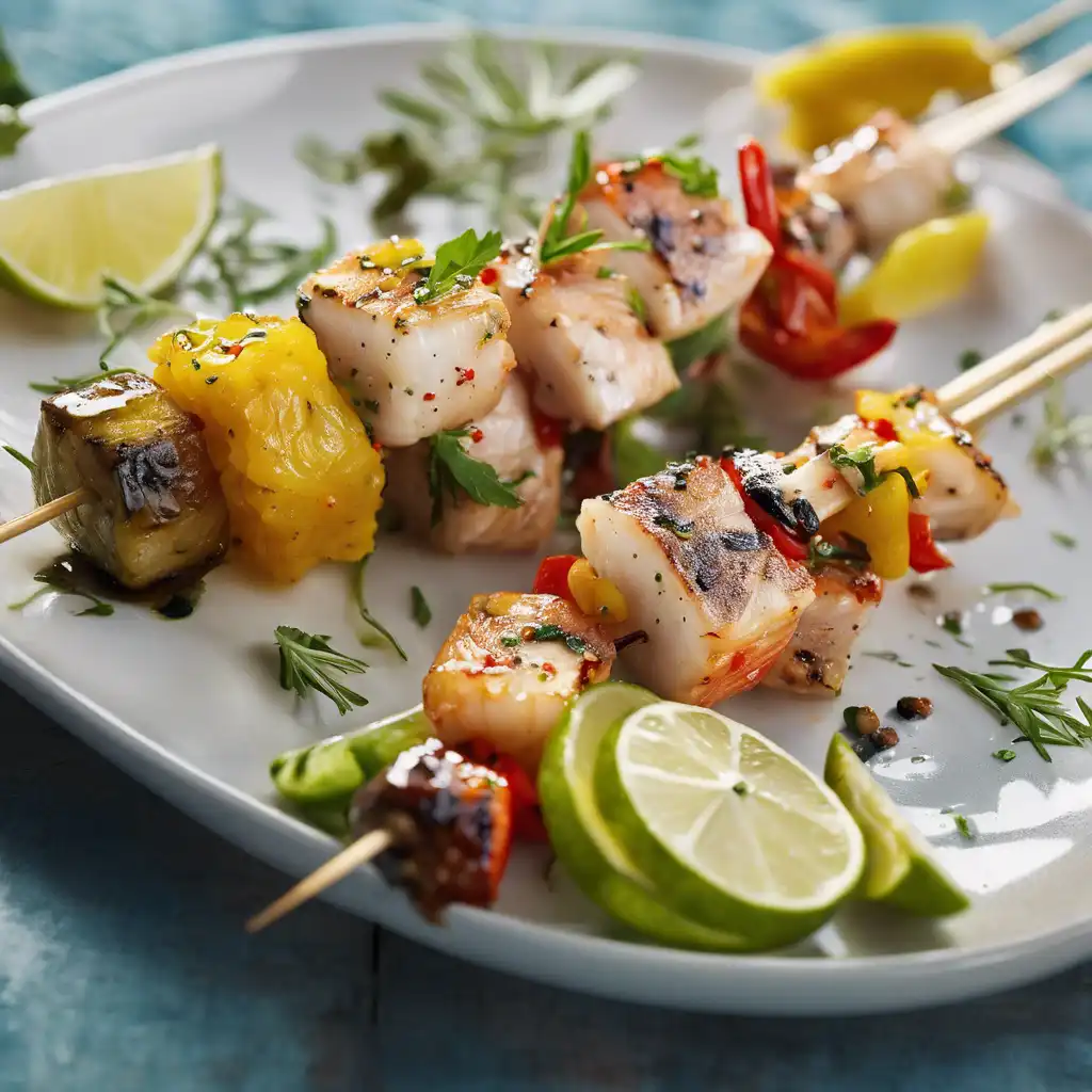 Fish Skewer with Pepper