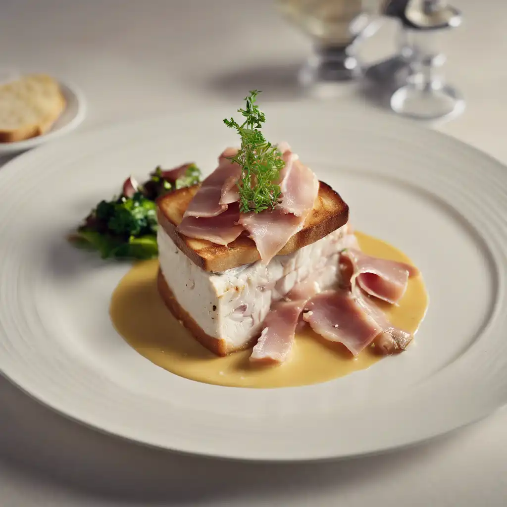 Swordfish with Ham and Cream Cheese Toasted Bread