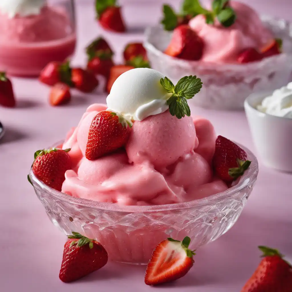 Foto de Creamy Strawberry Sorbet