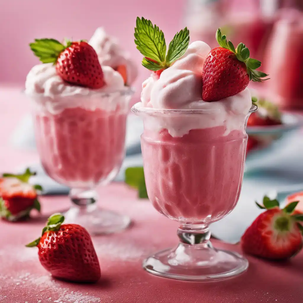 Creamy Strawberry Sorbet