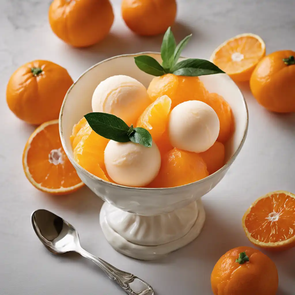 Creamy Tangerine Sorbet