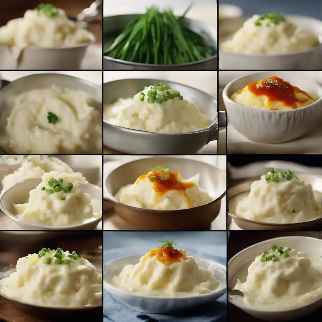 Mashed Potatoes with Creamy Sauce