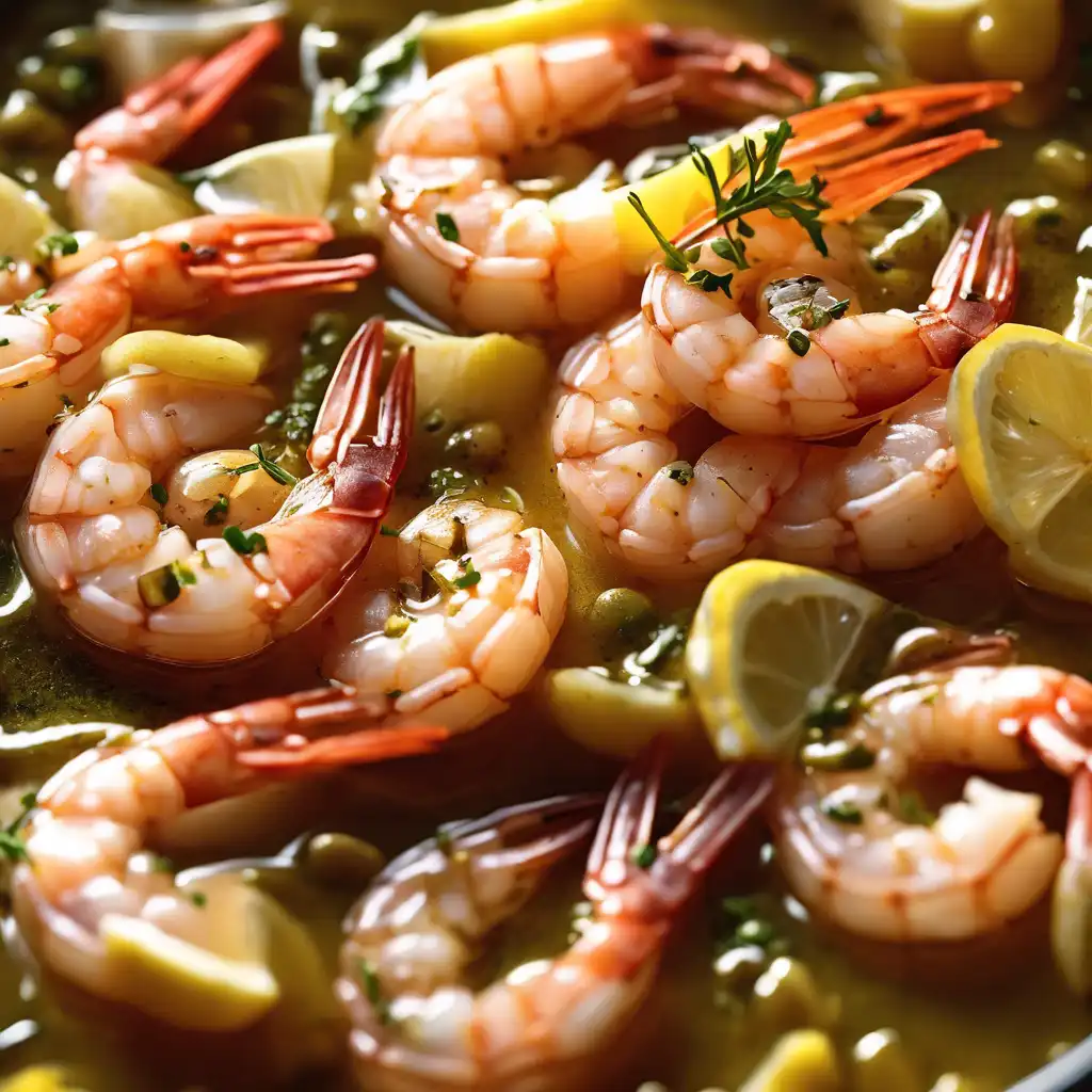 Shrimp with Garlic and Olive Oil