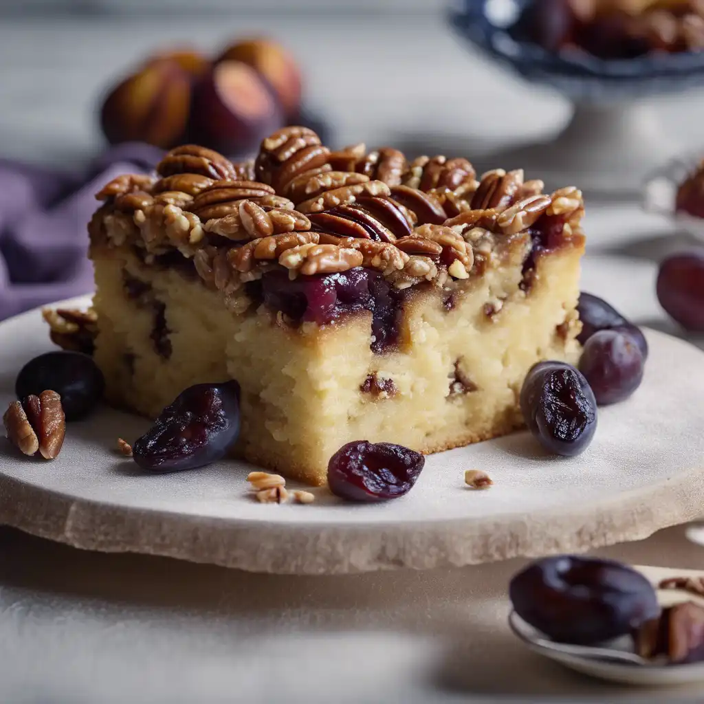 Foto de English Cake with Pecans and Dried Plums