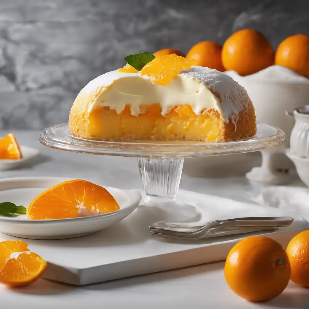 Frozen Orange Pudding Cake