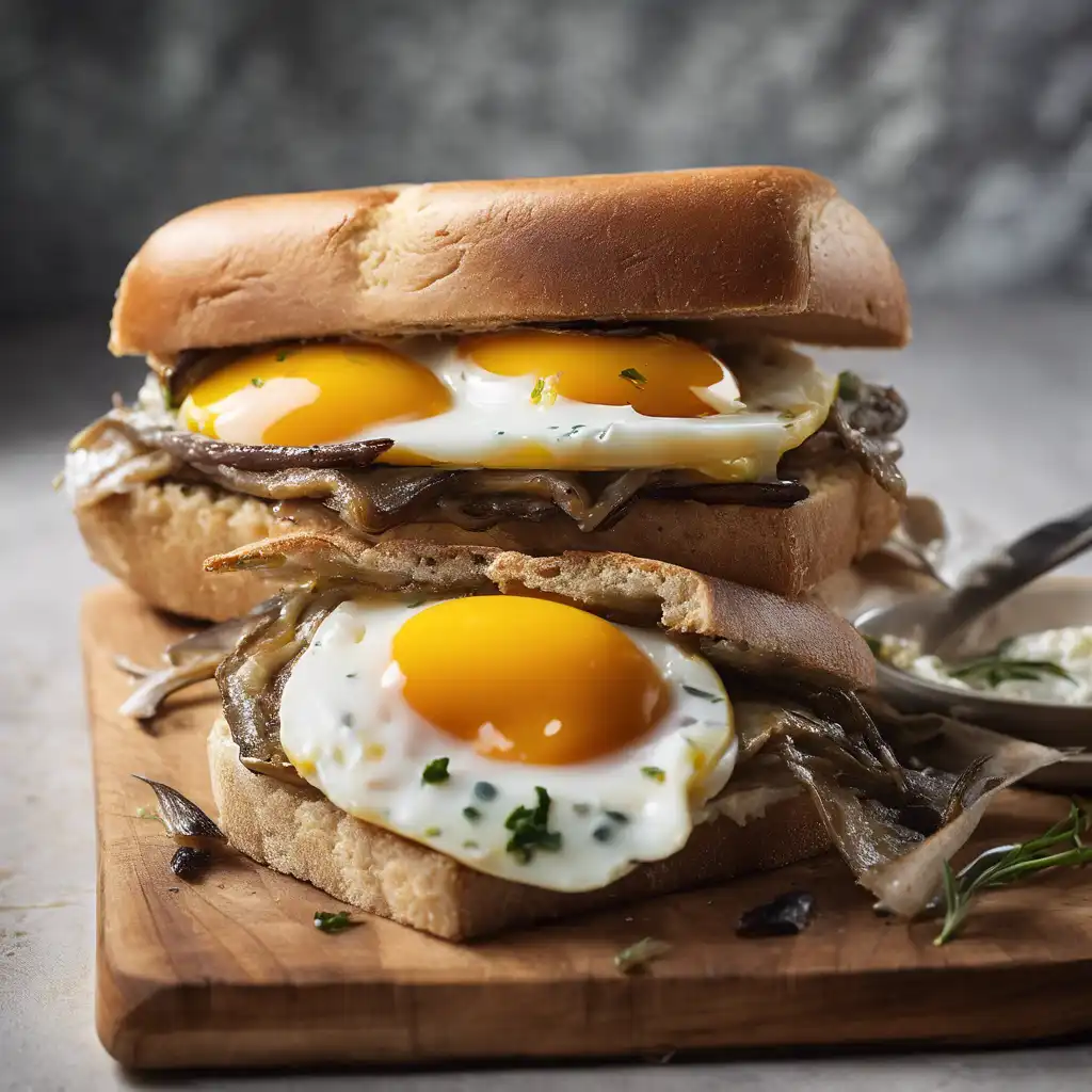 Egg and Anchovy Sandwich