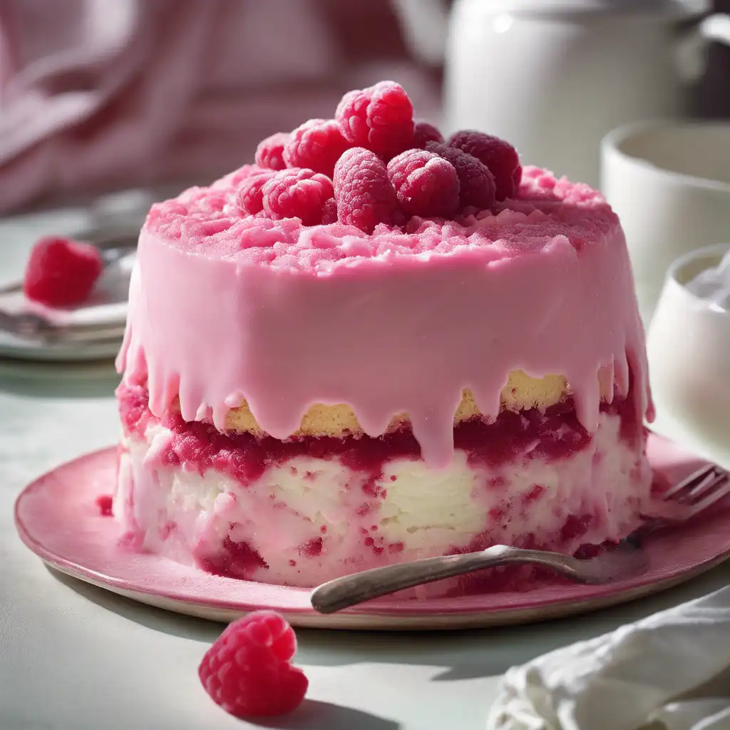 Raspberry Chiffon Cake