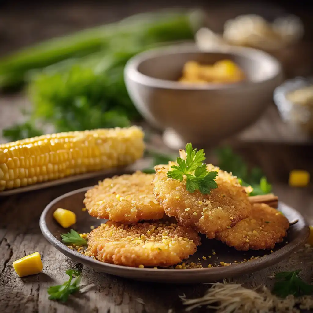 Grounded Corn Fritters with Wheat