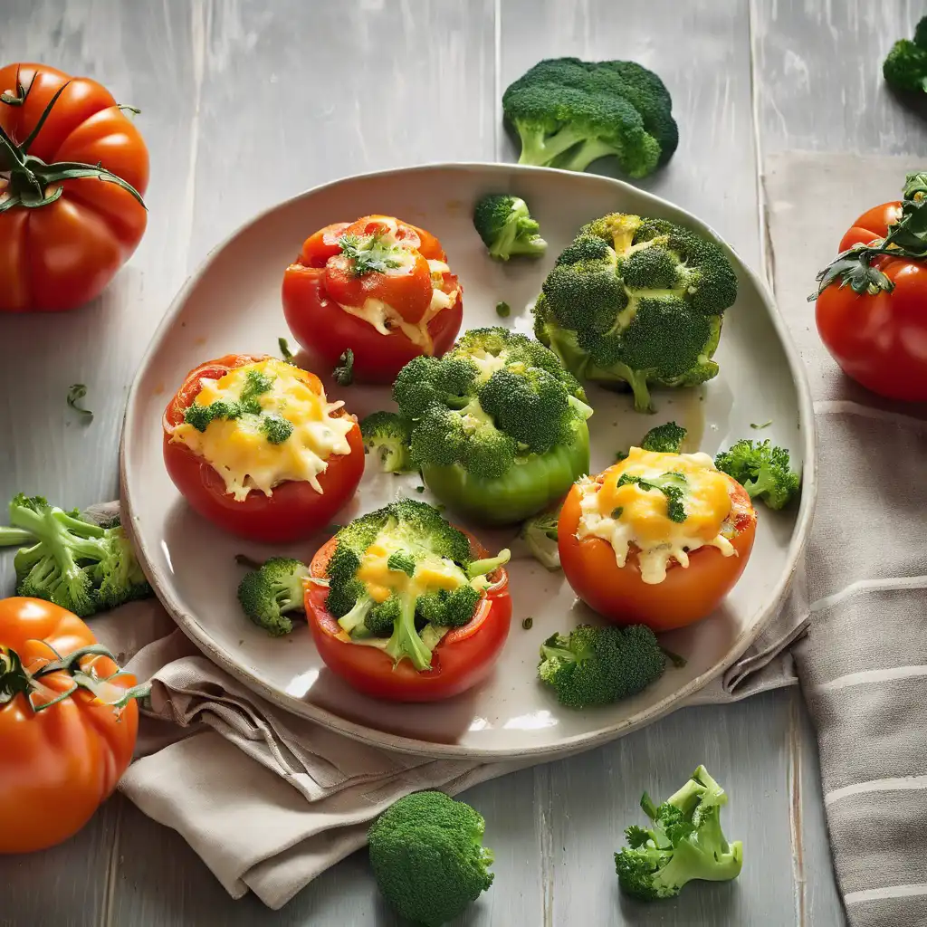 Stuffed Tomatoes with Broccoli