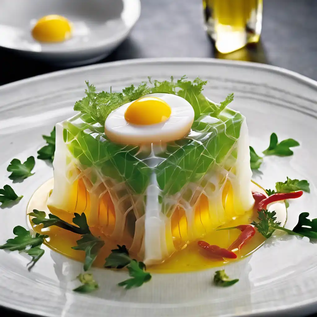 Egg and Olive Aspic