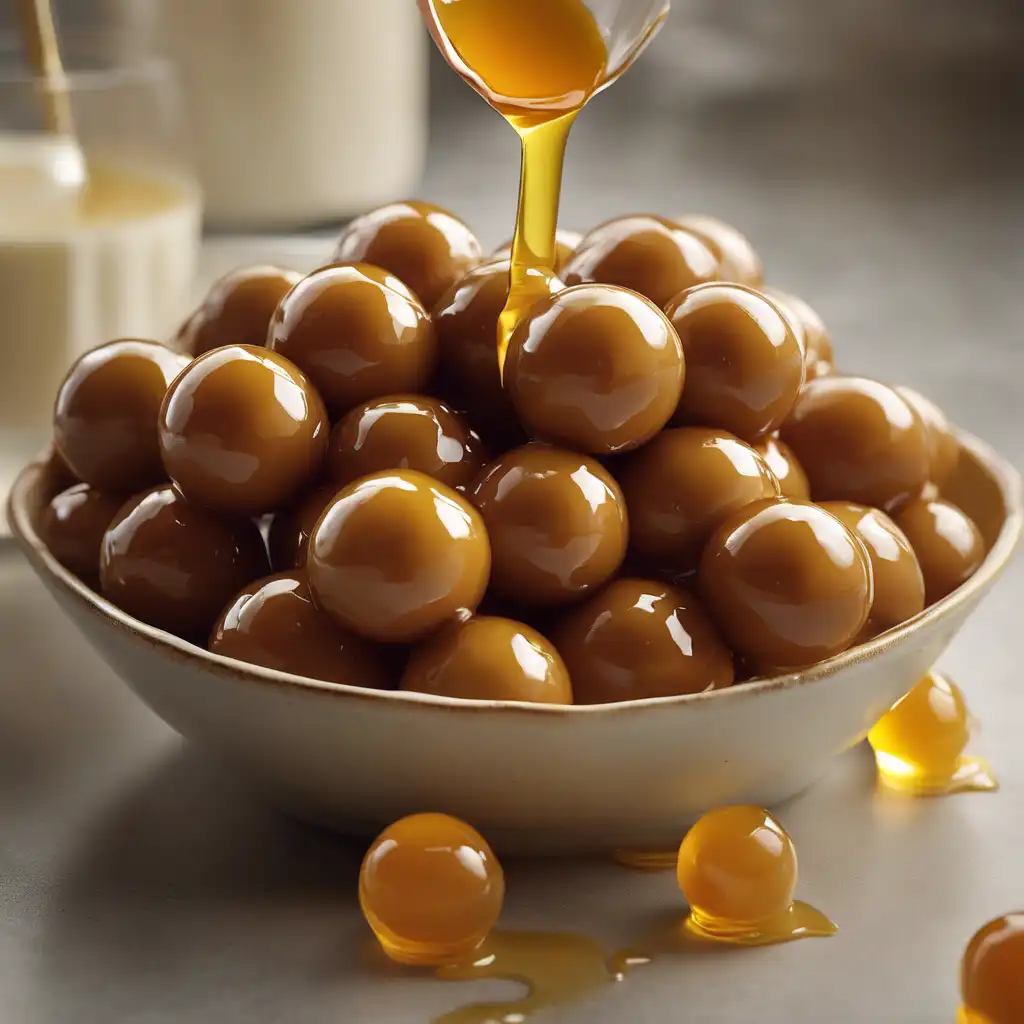 Milk Balls with Honey