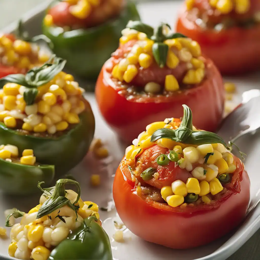 Stuffed Tomatoes with Corn